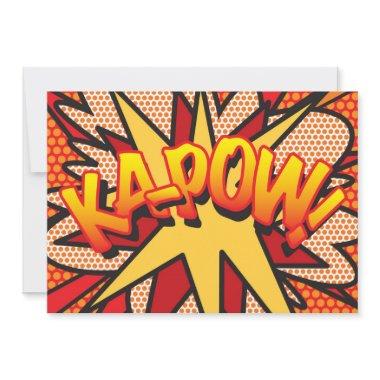 KAP-POW Your Message Speech Bubble Fun Retro Announcement