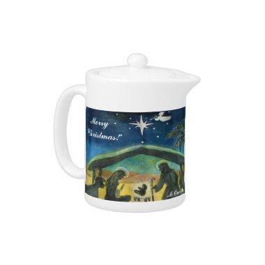 Keep Christ In Christmas Tea Pot