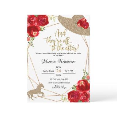 Kentucky Derby Bridal Shower Invitations