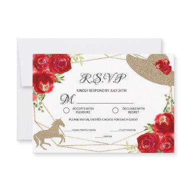 Kentucky Derby Bridal Shower Response Invitations