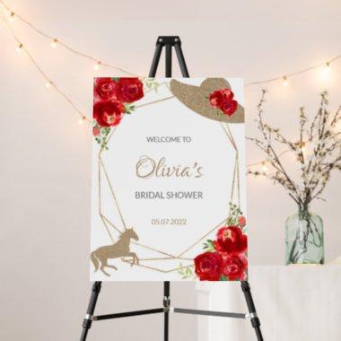 Kentucky Derby Bridal Shower Welcome sign