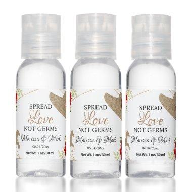 Kentucky Derby Spread Love Not Germs Hand Sanitizer