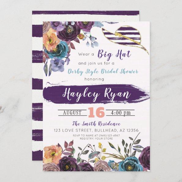 Kentucky Derby Style Fall Bridal Shower Invitations