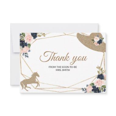 Kentucky Derby Wedding Thank You Invitations