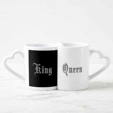 King and Queen Couple's Mug Set