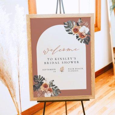 KINSLEY Boho Terracotta  Welcome Post Poster