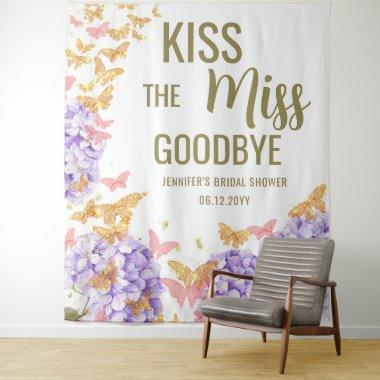 Kiss Miss Butterfly Garden  Backdrop