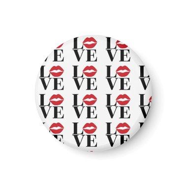 Kiss of Love: Red Lips Edition Magnet