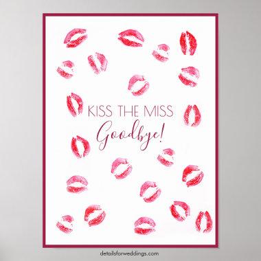 Kiss the Miss Game | Paper Poster