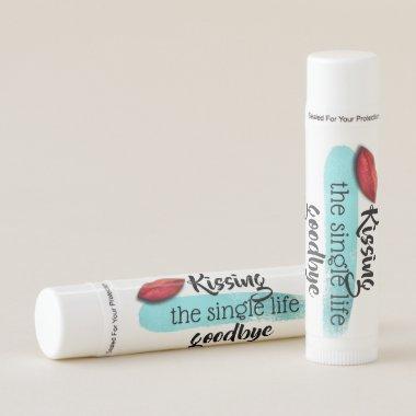 Kissing the single life goodbye red lips party lip balm