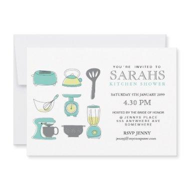 Kitchen Tea Bridal Shower Party Invite