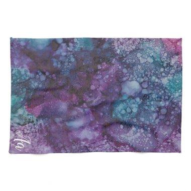 Kitchen Towel "Purple-Blues So Pretty"