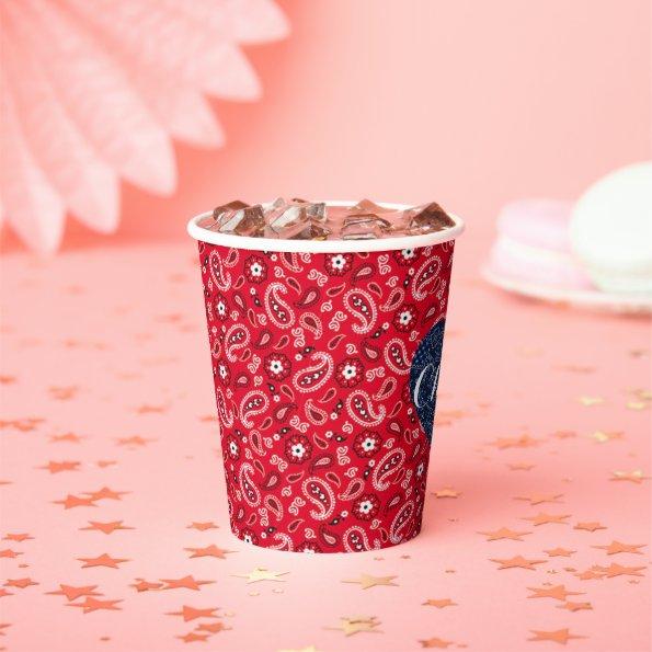 Kitsch Country Wedding Fall In Love Rustic Party Paper Cups