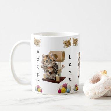 Kitten Cat Condo Cat Adoption Mug