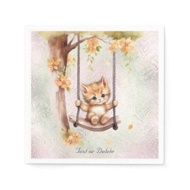 Kitten Swing Napkins