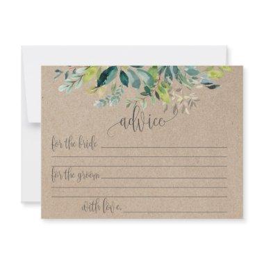 Kraft Foliage Marriage Advice Cards