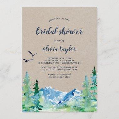 Kraft Rocky Mountain Bridal Shower Invitations