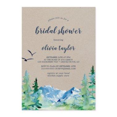 Kraft Rocky Mountain Bridal Shower Invitations