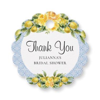 La Dolce Vita -  Mediterranean Lemon Favor Tags