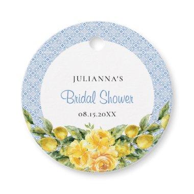La Dolce Vita -  Mediterranean Lemon Favor Tags