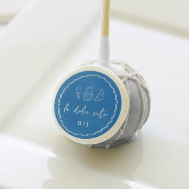 "La Dolce Vita" Handwritten  Cake Pops