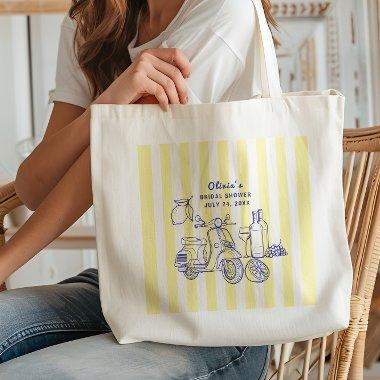 La Dolce Vita Italian Lemon Yellow  Tote Bag