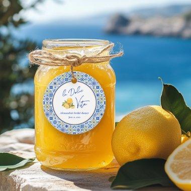 La Dolce Vita Italian Summer  Favor Tags