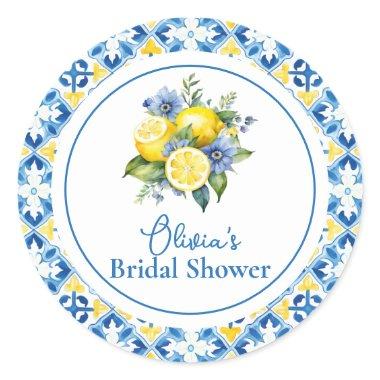 La Dolce Vita Lemon  Classic Round Sticker