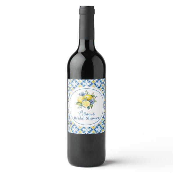 La Dolce Vita Lemon  Wine Label