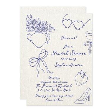 La Dolce Vita Retro Cobalt Blue RSVP