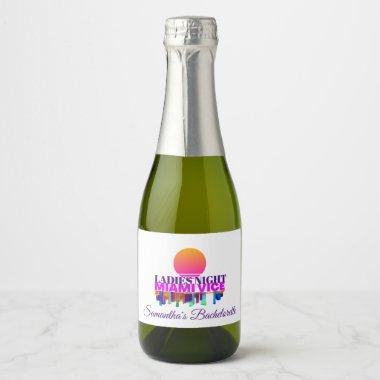 Ladies Night Mini Sparkling Wine Bottle Labels