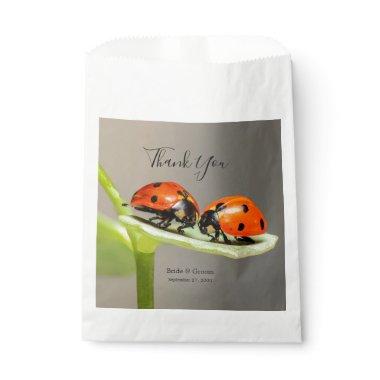 Ladybugs Beetles Favor Bag