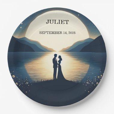 Lakeside Mountain Fun Nature Lake  Paper Plates