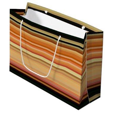 Large Gift Bag-Stripes Large Gift Bag