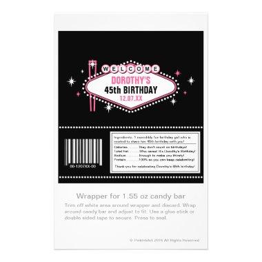 Las Vegas Pink Candy Wrapper