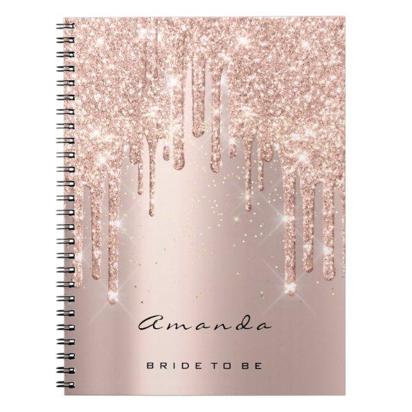 Lashes Confetti Makeup Artist Bridal Shower Spark Notebook