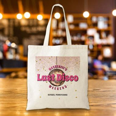 Last Disco Weekend Bachelorette Party Tote Bag