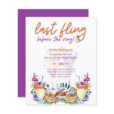 Last Fling Before Ring Cocktails