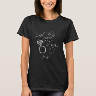 Last Fling Before the Ring - Silver T-Shirt