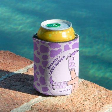 Last Rodeo Purple Cowgirl  Party Can Cooler