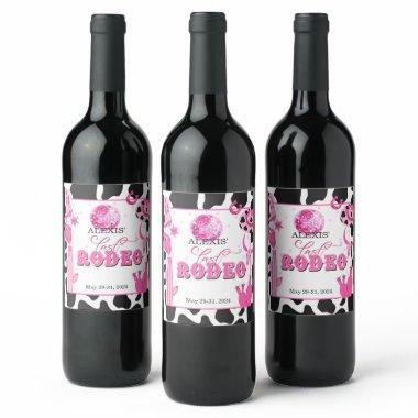 Last Rodeo Wine Bottle Label - Custom