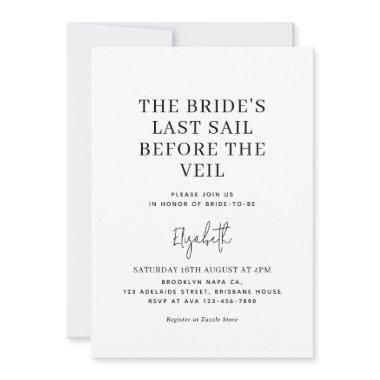 Last Sail Before The Veil | White
