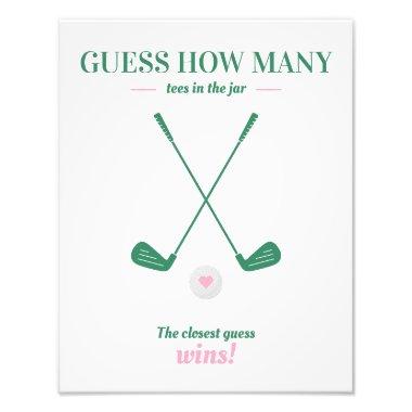 Last swing before the Ring Golf Bridal Shower Photo Print