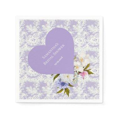 Lavender and Lace  Napkins