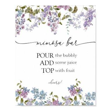 Lavender and Lilacs Mimosa Bar Sign