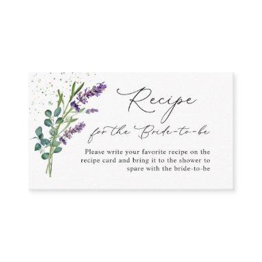 Lavender  Recipe Request  Insert