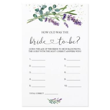 Lavender Eucalyptus How Old Was the Bride