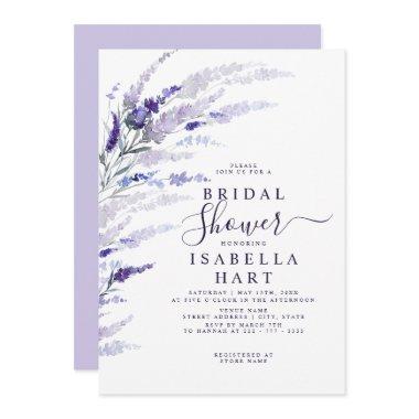 Lavender Floral Botanical Lilac Boho