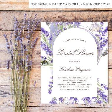 Lavender floral  budget  flyer