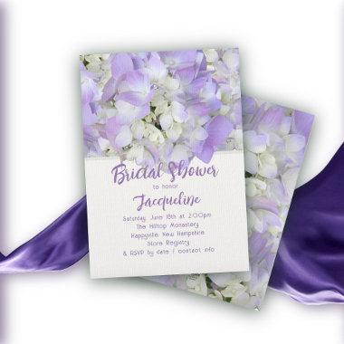 Lavender Floral Pre-Wedding Party Shower Invitations